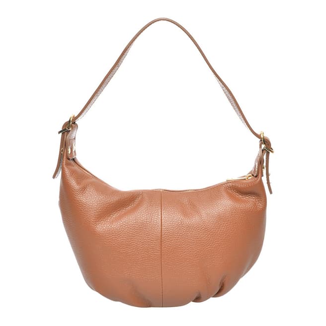 Luisa Vannini Brown Italian Leather  Handbag