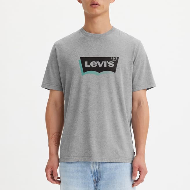 Levi's Grey Relaxed Fit Cotton T-Shirt