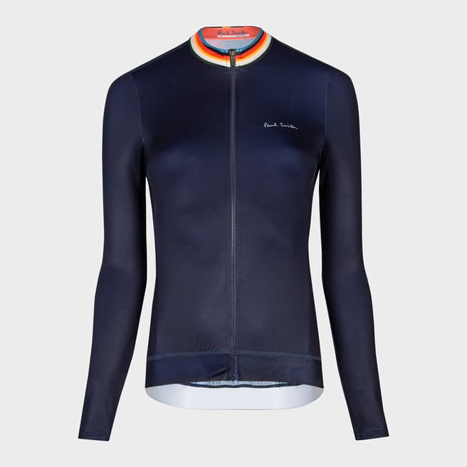 PAUL SMITH Navy Long Sleeve Cycle Jersey