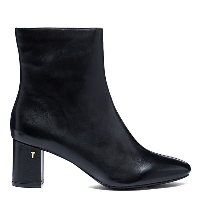 Ted Baker WFB-NEYOMI-Leather Block Heel Ankle Boot