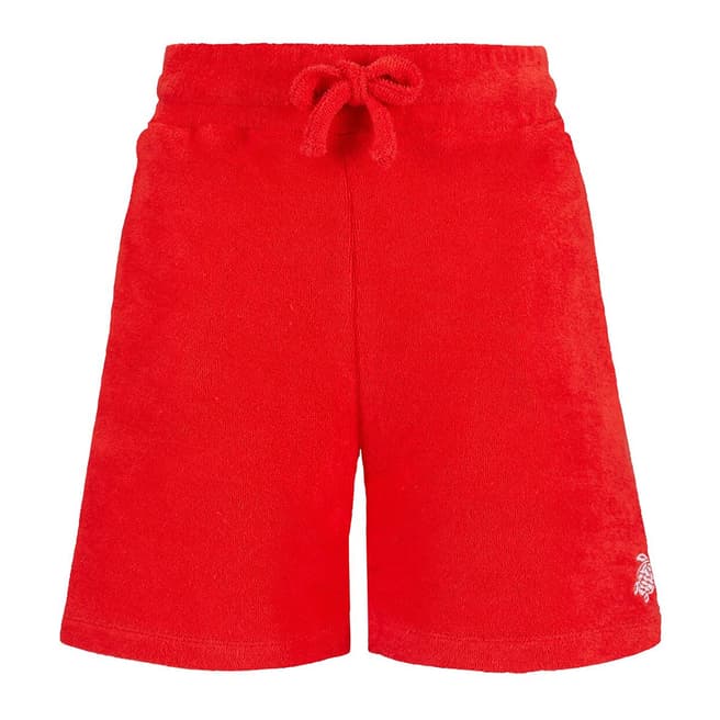 Vilebrequin Red Cotton Goh Bermuda Shorts