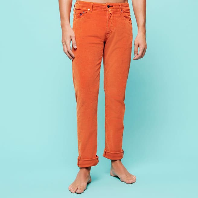 Vilebrequin Orange Denim Gbetta Jeans