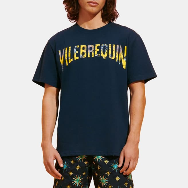 Vilebrequin Navy Tareck Cotton T-Shirt
