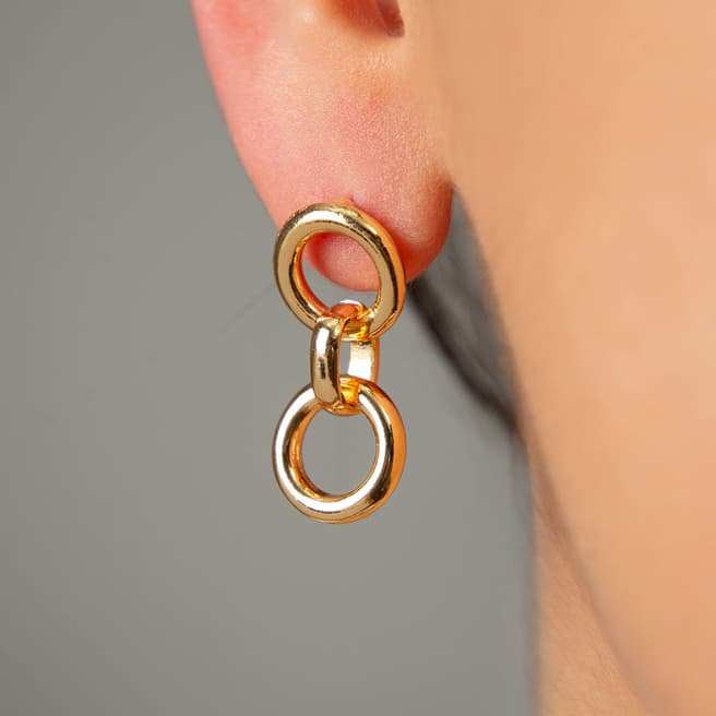 Elika Multicolor Metal Earring