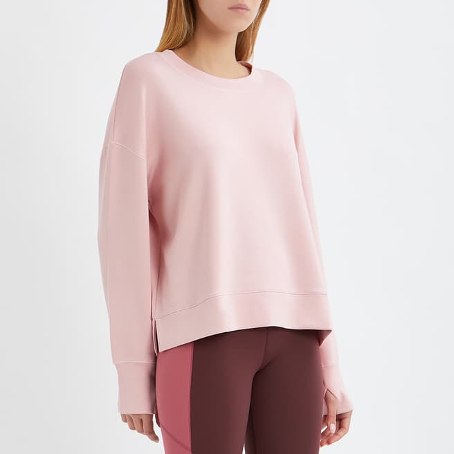 N°· Eleven Pink Brushed Round Neck Sweatshirt 