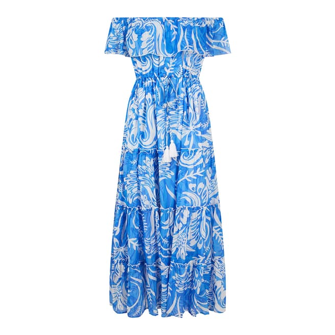 Pranella Blue Brigitte Maxi Dress 