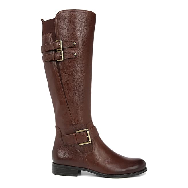 Naturalizer Brown Jessie Leather Long Boot