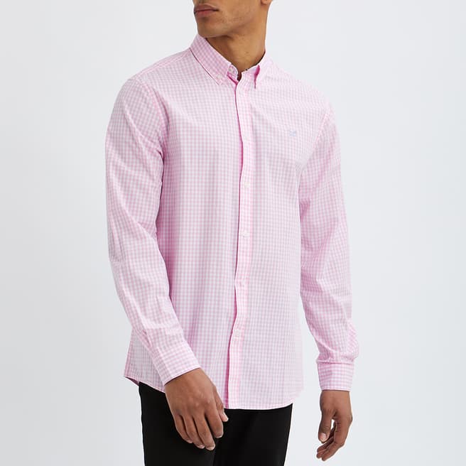 Crew Clothing Pink Classic Gingham Shirt