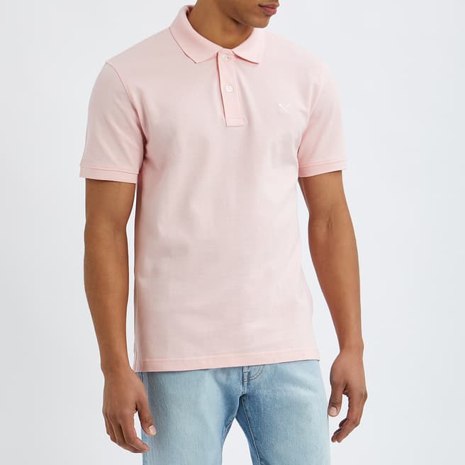 Crew Clothing Pink Melbury Polo Shirt