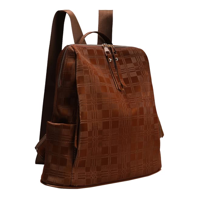 Lucky Bees Brown Backpack
