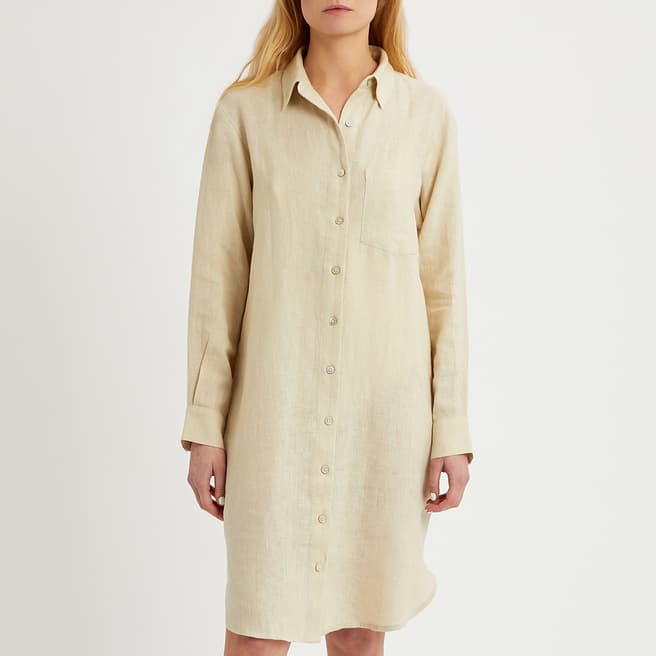 N°· Eleven Sand Linen Shirt Dress