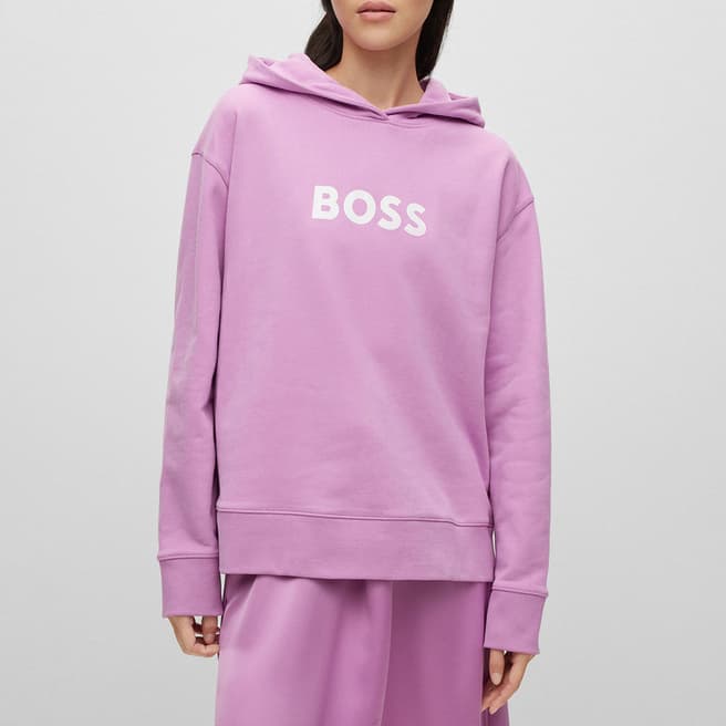 BOSS Lilac Edelight Cotton Hoodie