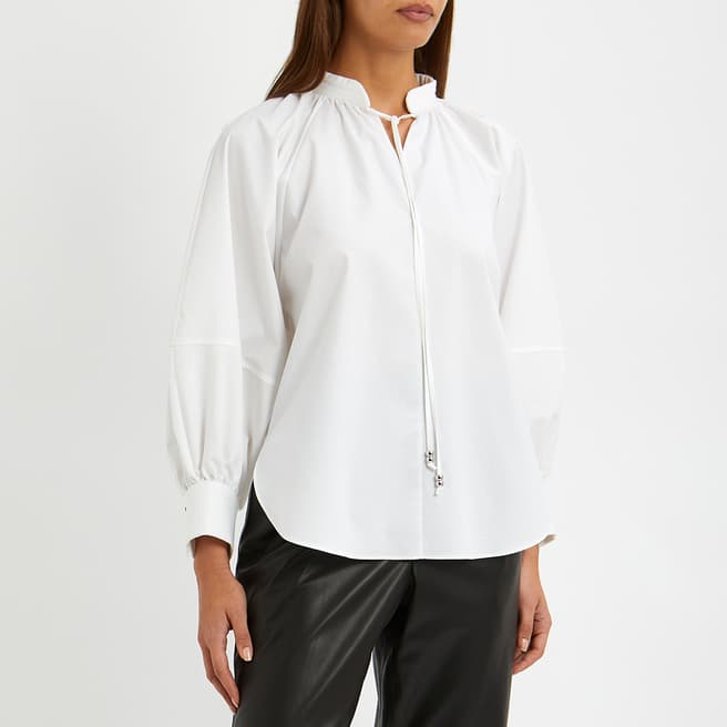 BOSS White Bipete Stretch Cotton Shirt