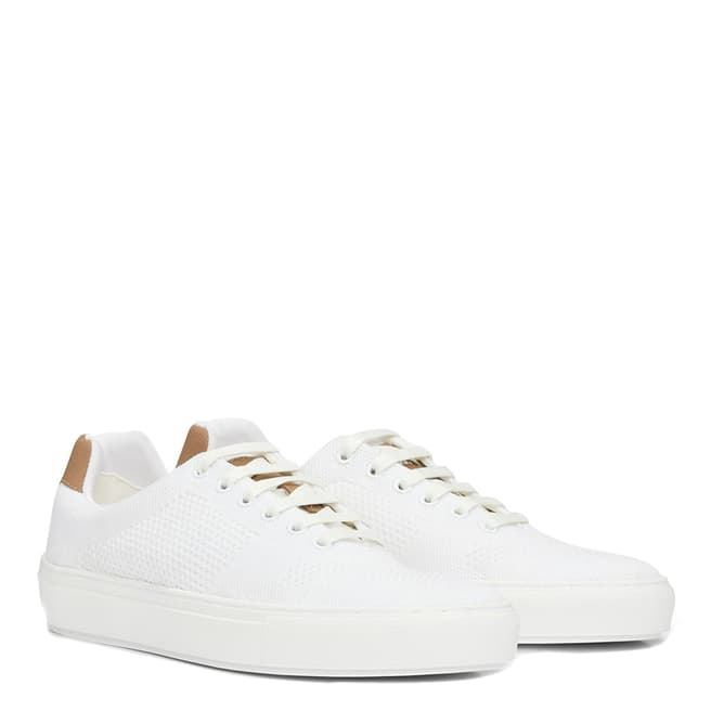 BOSS White Katie Lace Trainers