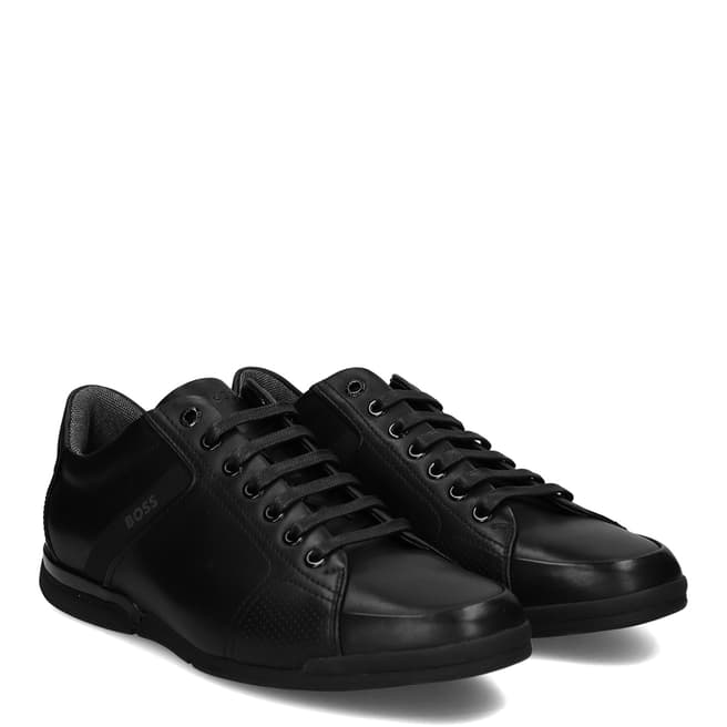BOSS Black Saturn Leather Trainers