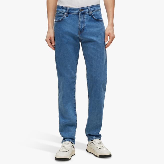 BOSS Mid Blue Maine Stretch Jeans