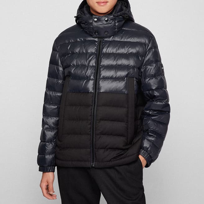 BOSS Black Darula 2 Tone Quilted Jacket