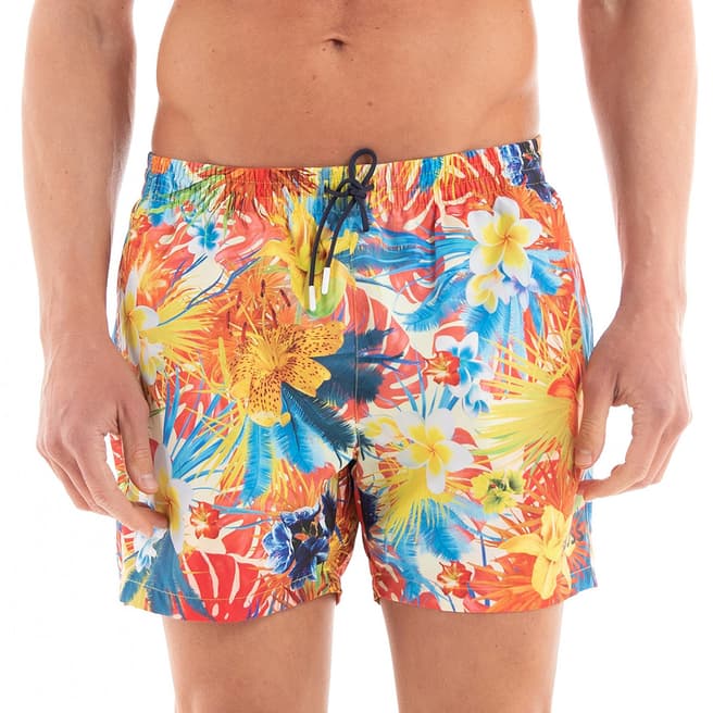BOSS Multi Piranha Printed Swimming Shorts