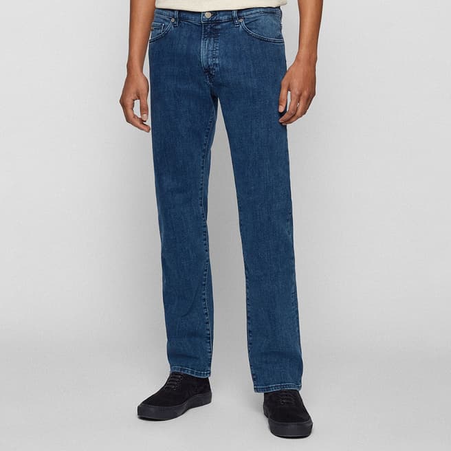 BOSS Blue Maine Straight Jeans
