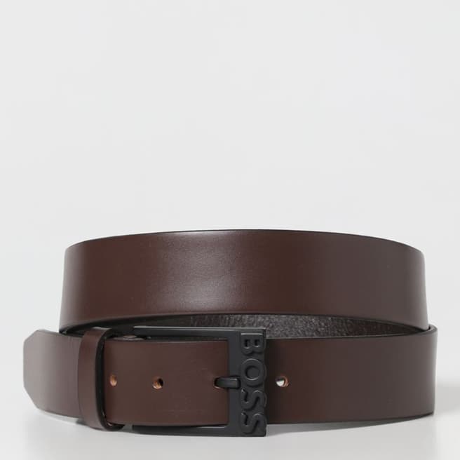 BOSS Brown Simon Leather Belt