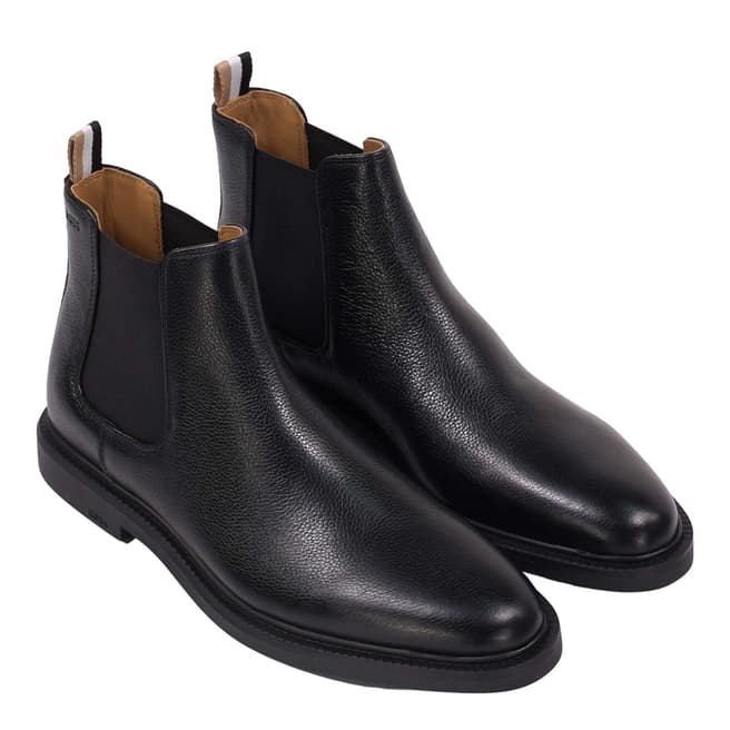 BOSS Black Larry Cheb Leather Boots