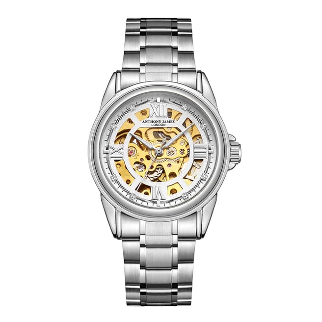 Anthony James Men's Anthony James Limited Edition Silver Watch