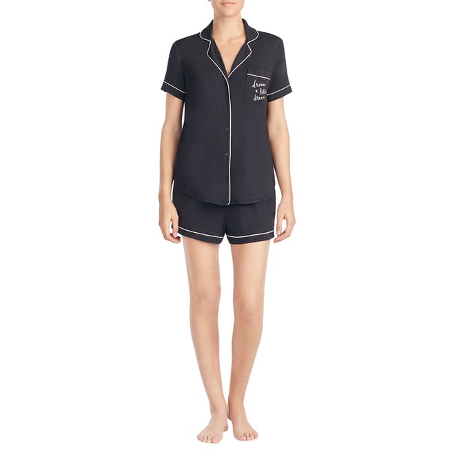 Kate Spade Black Short Pyjama Set