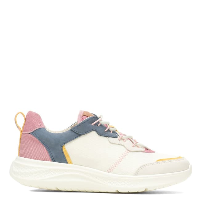 Hush Puppies Navy Pink Elevate Bungee Sports Shoe