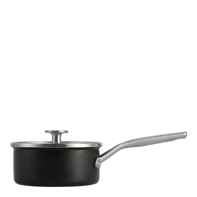 KitchenAid Matte Black Core Enamel Saucepan, 16cm