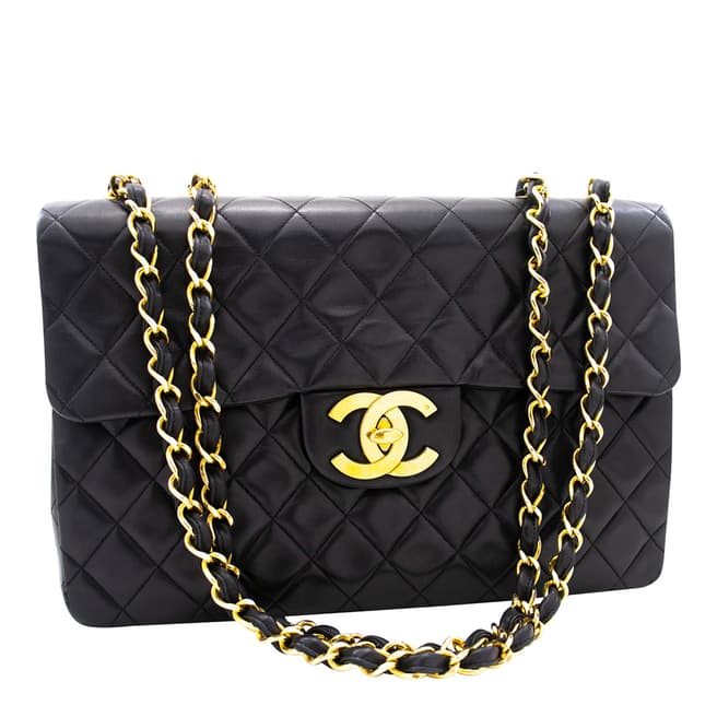 Vintage Chanel Black Timeless Classique Shoulder Bag