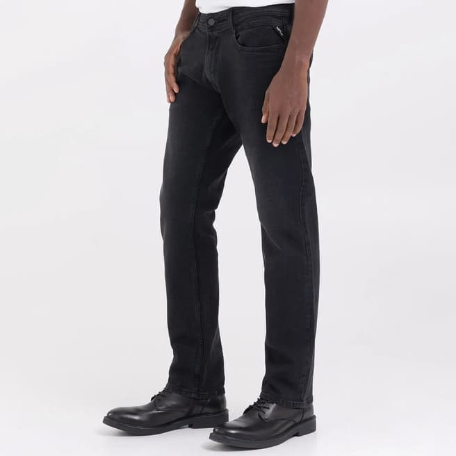 Replay Black Rocco Comfort Stretch Jeans