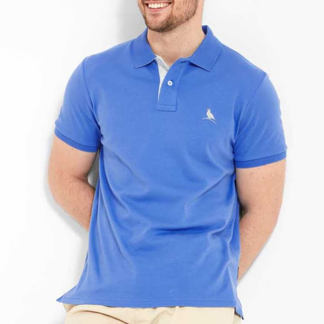 Schöffel Blue St Ives Cotton Jersey Polo Shirt