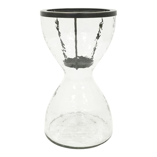 The Libra Company Nautica Hourglass Hurricane Vase