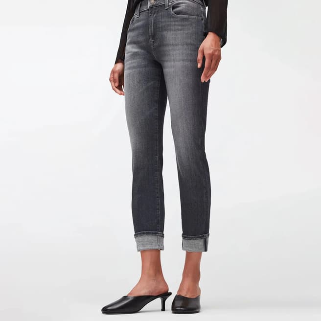 7 For All Mankind Grey Illusion Prelude Slim Stretch Jeans