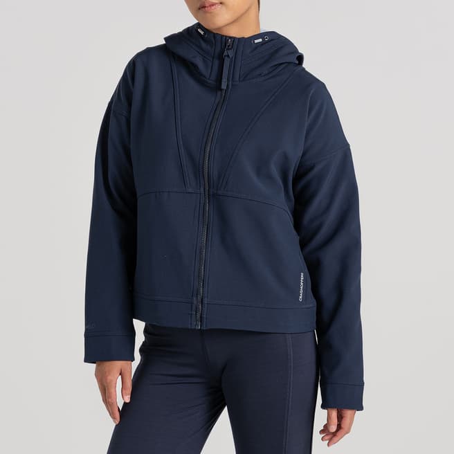 Craghoppers Navy Tyra Softshell Hooded Jacket
