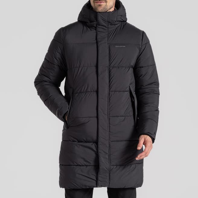 Craghoppers Black Cormac Hooded Insulating Jacket