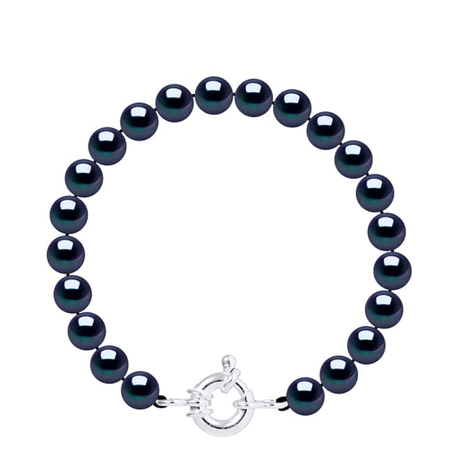 Mitzuko Freshwater Pearls Black Bracelet 7-8mm