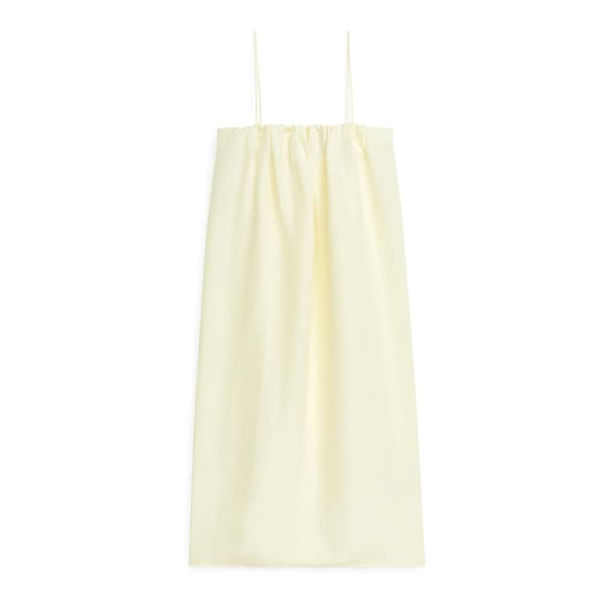 ARKET Yellow Linen Blend Tube Dress