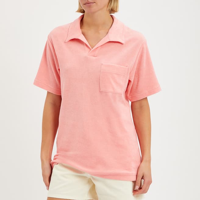 ARKET Pale Pink Polo Shirt