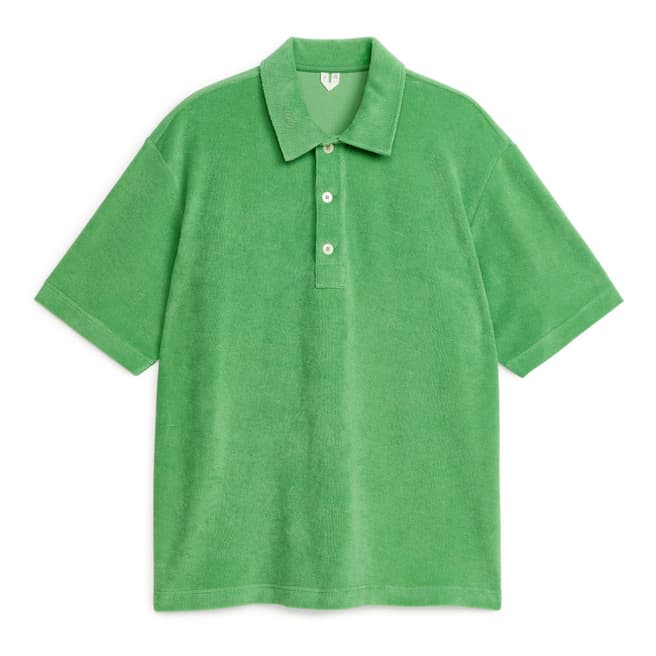ARKET  Green Jersey Top