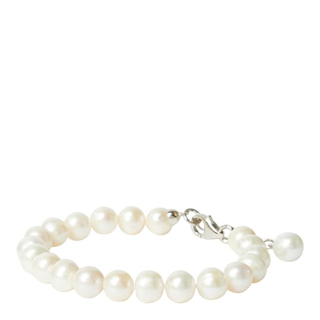 Mia Bellucci White Freshwater Pearl Bracelet 