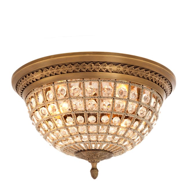 Eichholtz Kasbah Ceiling Lamp, Antique Brass