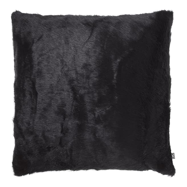 Eichholtz Alaska Faux Fur Scatter Cushion,Black