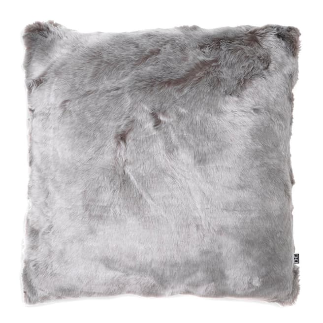 Eichholtz Alaska Faux Fur Scatter Cushion, Grey