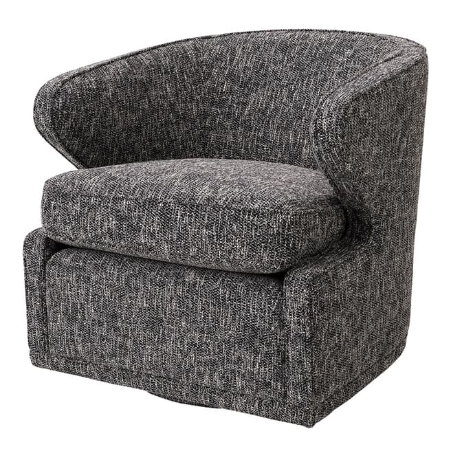 Eichholtz Dorset Swivel Chair, Cambon Black