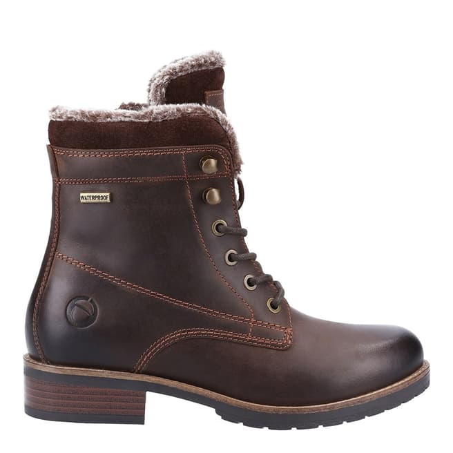 Cotswold Brown Daylesford Leather Ankle Boots