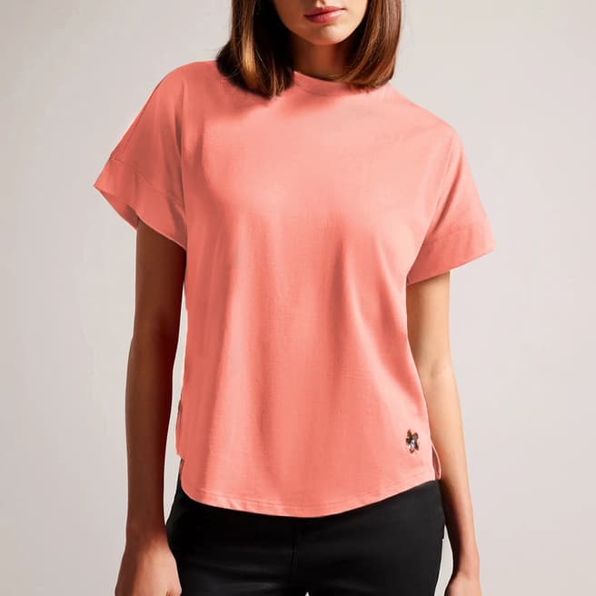 Ted Baker Coral Erisana Easy Fit T-Shirt