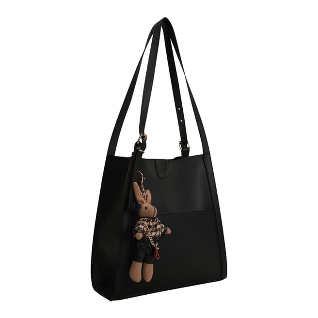 Lucky Bees Black Tote Bag