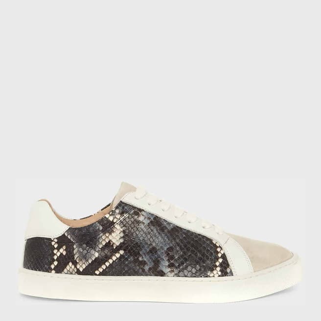 Hobbs London Blue Arwen Leather Trainers