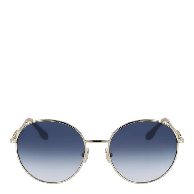Victoria Beckham Women's Blue Victoria Beckham Sunglasses 58mm